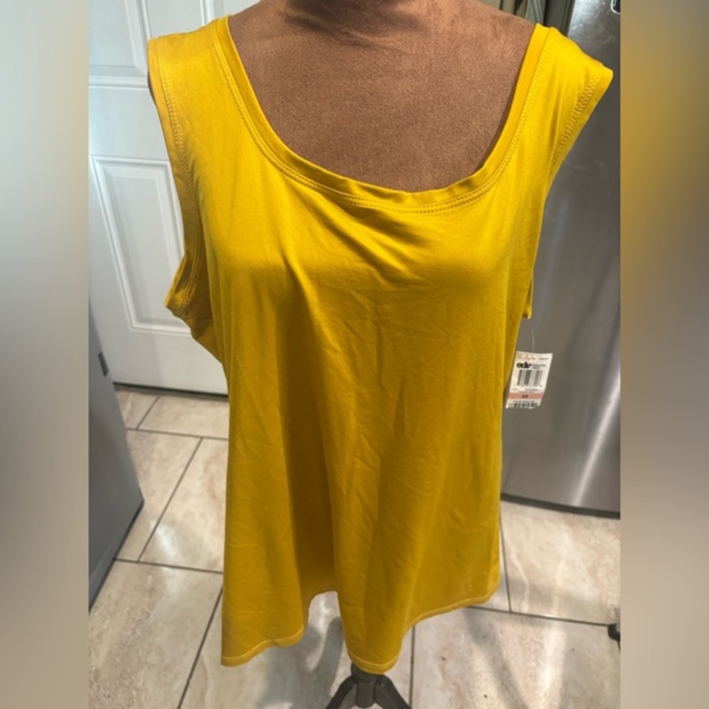 Alfani Mustard Yellow Tank Top